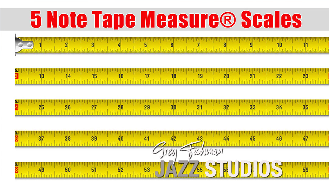 5 Note Tape Measure® Scales