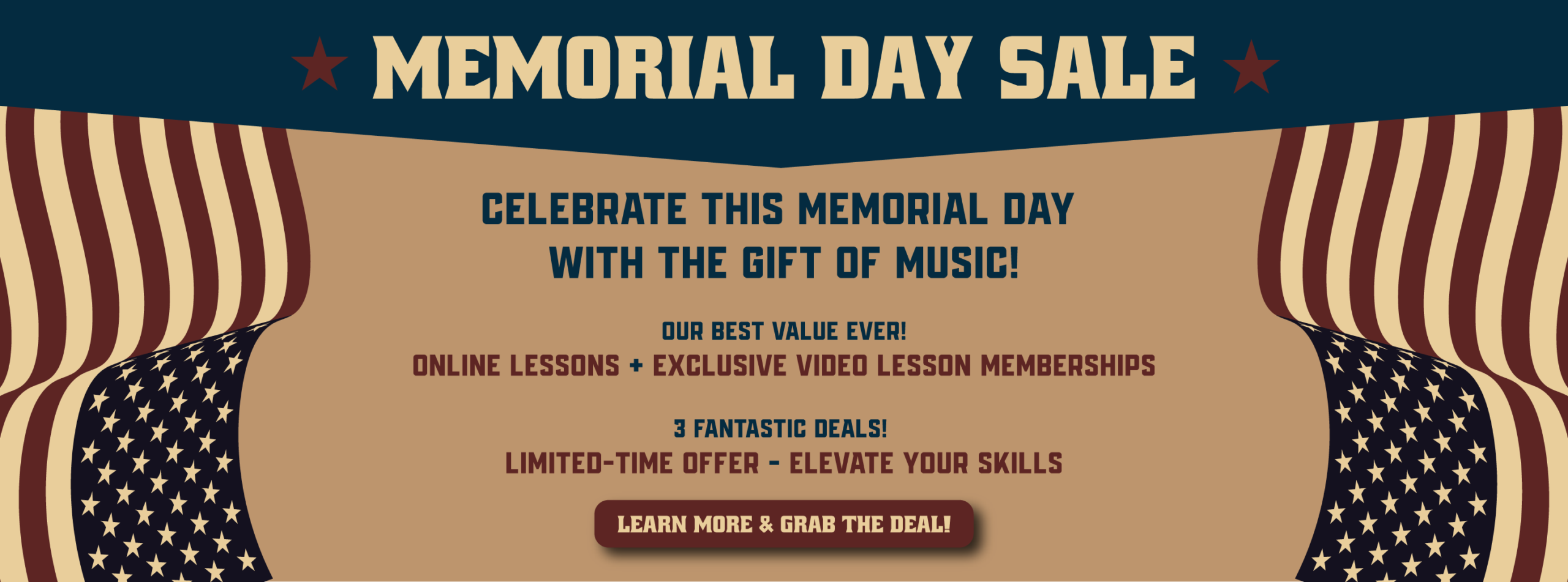 Memorial Day Sale Banner
